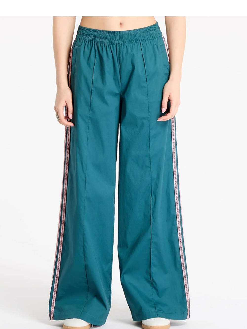 adidas SUMMER GLOW Wide-Leg Track Pants NWT SOLD OUT - Picture 2 of 7